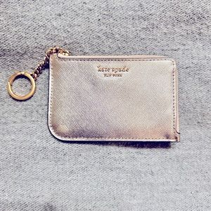Kate Spade Metallic Gold Key Pouch
